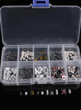 250Pcs/set 10 Types Tactile Push Button Touch Switch Remote