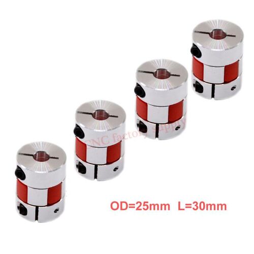 Hot4pcs/lot XB Coupler Aluminium Plum Flexible Shaft Couplin