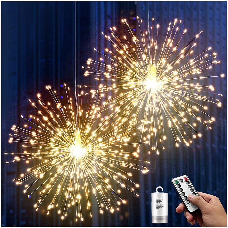 180LED Waterproof Exploding Star Firework Lamp Christmas Fai