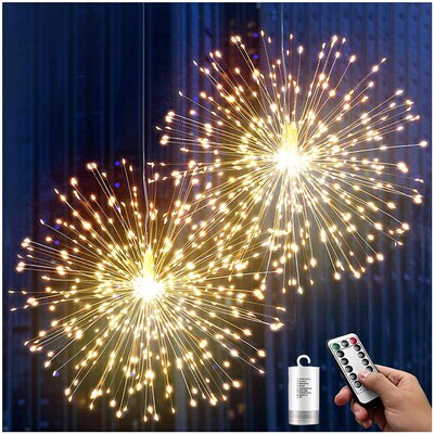 180LED Waterproof Exploding Star Firework Lamp Christmas Fai
