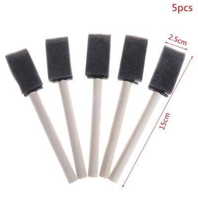 5Pcs Car Air Conditioner Vent Brush Grille Cleaner Auto Deta