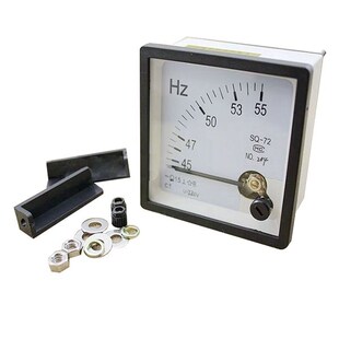 45-55Hz 220V Analog Panel Type AC Frequency Meter Hertz Indi