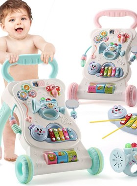 Multifunctional Baby Walker Anti-rollover Trolley Baby Child