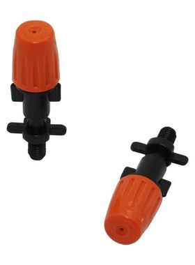 Orange Mist Nozzle With 6 mm Screw Connector Garden Watering