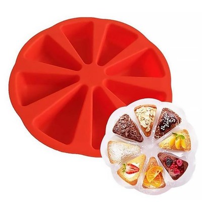 8 Cavity Bakeware Molds Cake Pan Silicone Cake Mold Pudding