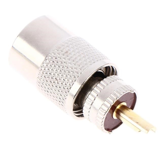 2Pcs UHF PL-259 Male Solder RF Connector Plugs 适用于 RG8X C