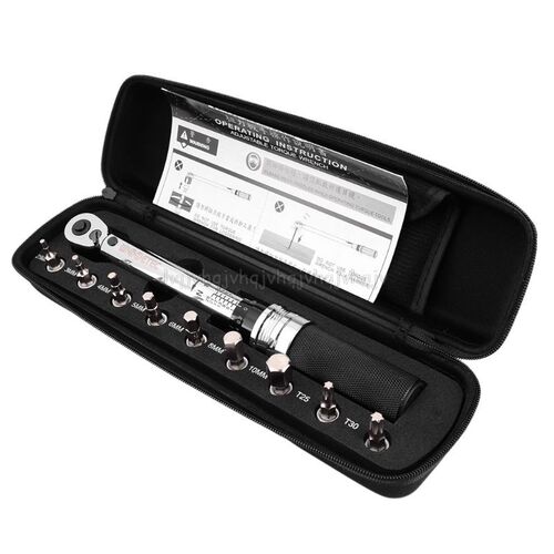 hand tool set 1/4inch 1-25NM Click Adjustable Torque Wrench