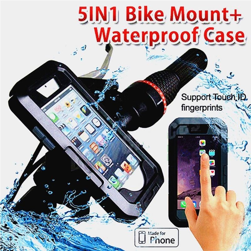 Waterproof Jacket Motorcycle Bicycle Holder Phone Shells Han