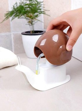 Creative Snail Shape Soap Dispenser Cosmetics Bottles Bathro