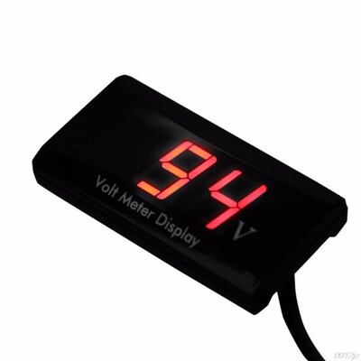DC 8-16V Mini Digital Voltmeter Voltage Tester Meter 适用于