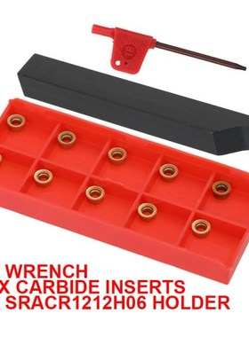 SRACR1212H06 Holder With Indexable Boring Bar Wrench&10PCS C