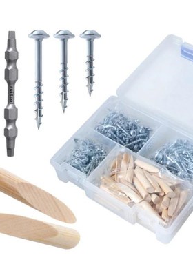 402Pcs Woodworking Self-Tapping Screws Accessories with 9.5m