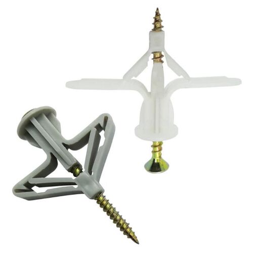 50 Pcs Hollow Brick Expansion Screw Drywall Kit Self Drillin