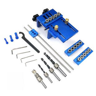 3 in 1 Aluminum Alloy Jig Dowel Dowelling Jig Set Wood Dowel