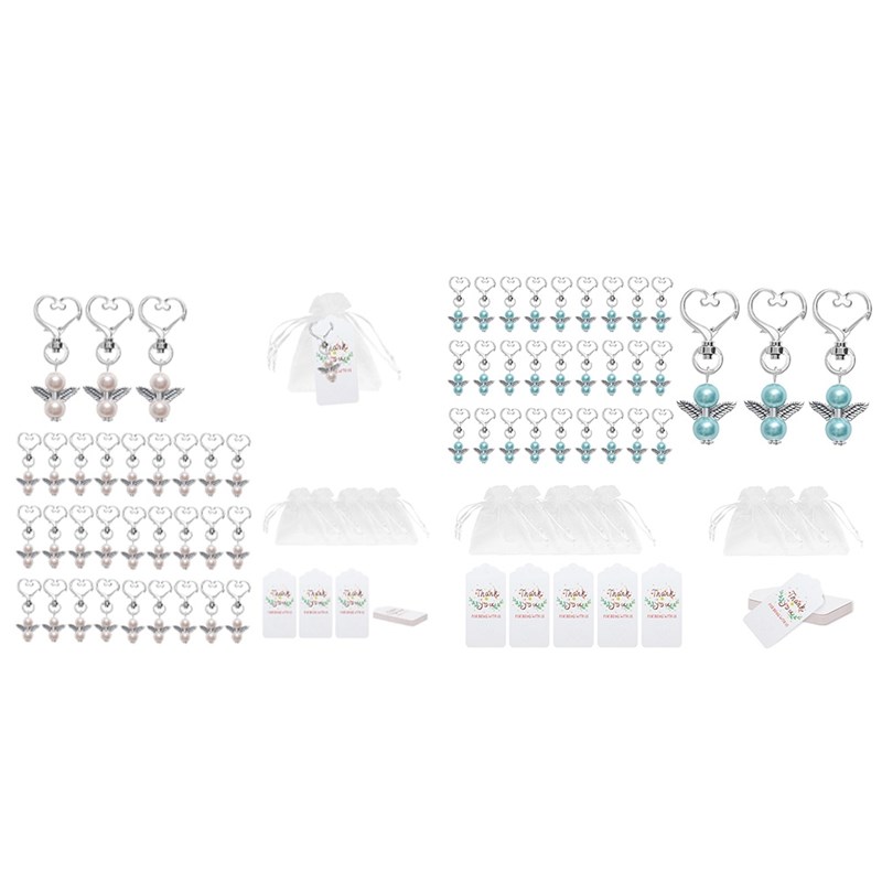 30Set Lucky Guardian Angel,Guardian Angel Keychain,Guardian