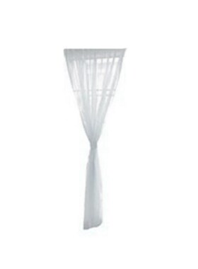 Translucent Solid Color Glass Yarn Sheer Window Valance Curt