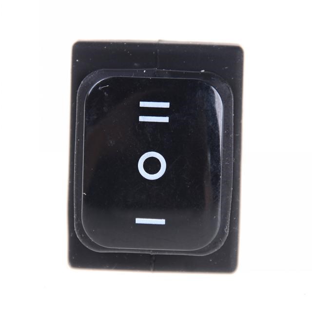 Waterproof  Black 6Pin DPDT Rocker Switch Self Locking Recta