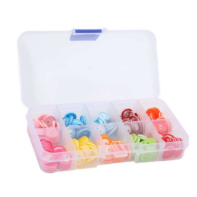 Sewing Buttons Round 2 Holes Design Colorful Buttons for Chi