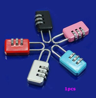 5pcs/lot Mini 3 Digit Resettable Combination Luggage Suitcas