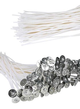 100Pcs/set Candle Wicks Smokeless Wax Pure Cotton Core 9/15/
