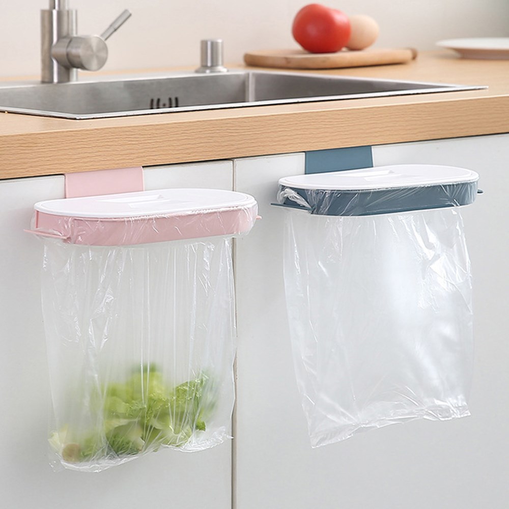 Durable Garbage Bag Holder Cupboard Door Back Hang Storage R