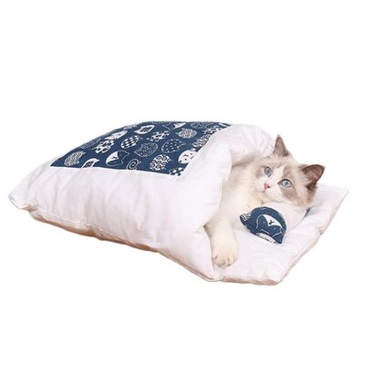 1pc Cat Dogs Pet Bed House Puppy Cats Sleeping Bag Mat Sofas