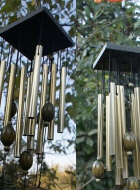 1 X Large Wind Chimes Bells Copper Tubes Outdoor Yard Garden