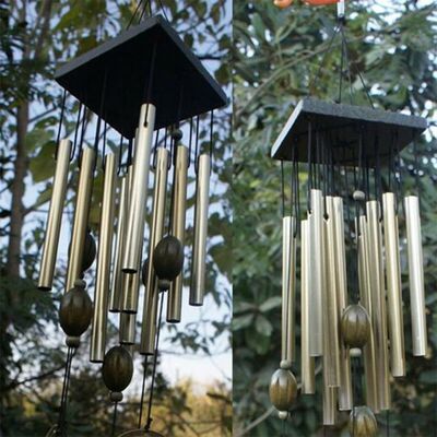 1 X Large Wind Chimes Bells Copper Tubes Outdoor Yard Garden