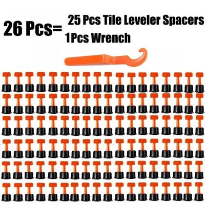 26/151Pcs Level Wedges Tile Spacers For Flooring Wall Tile S