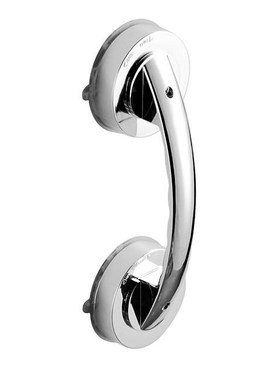 ABS Shower Grab Bar Handrail Suction Cup Bathroom Handle Wal