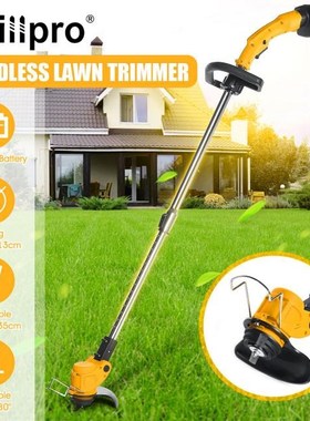 26V Electric Lawn Mower 2000mAh Li-ion Cordless Grass Trimme