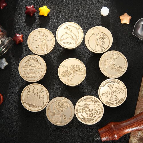 DIY Animal Plant Seal Stamp Sealing Wax Stamp Retro Envelope