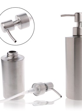 250ml/350ml/550ml 304 Stainless Steel Pump Liquid Soap Lotio