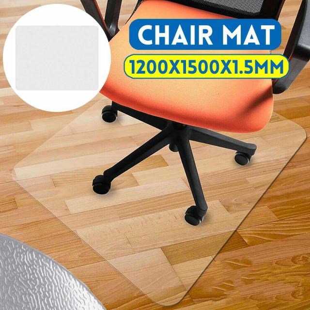 Chair Mat PVC Transparent Waterproof Computer Desk Chair Flo