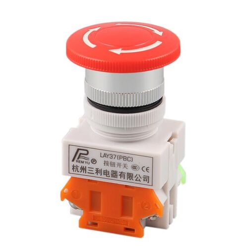 Emergency Stop Switch Self Locking 1NO 1NC DPST Emergency St