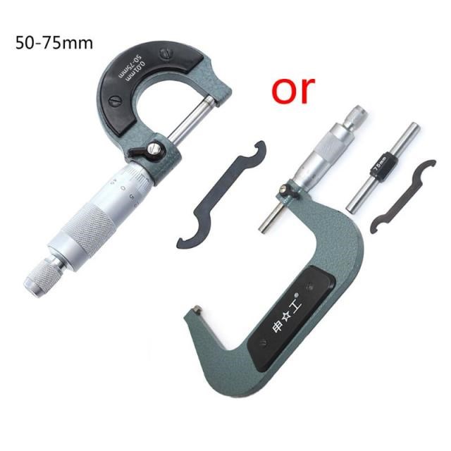 Micrometer 25-50/50-75/75-100mm Metric Carbide Gauge Standar