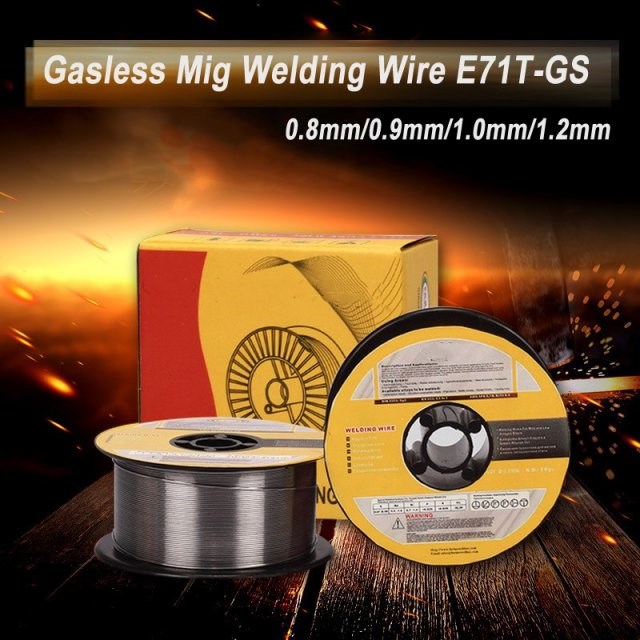 1 Roll 1KG Welding Wire 0.8mm 0.9mm 1mm 1.2mm Solid-Cored MI
