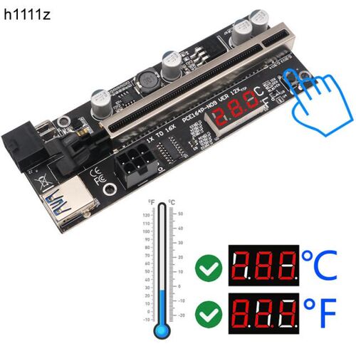 PCIE Riser 009S Plus Riser PCI E PCI Express X1 to X16 Dual
