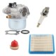 Carburetor Kit With Replacement Fuel Filter Corded Electric