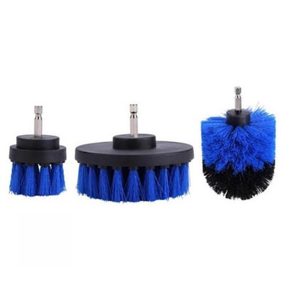 Set Of 3 Electric Drill Clean Brush Scrub Brush Powered Clea