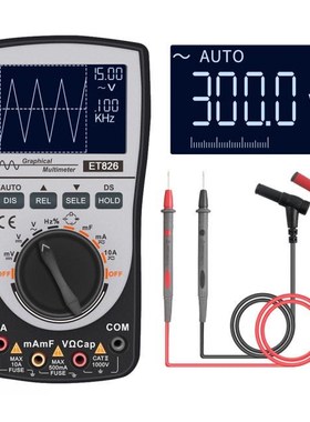 Et826 Intelligent 2 In 1 Digital Storage Scopemeter Multimet