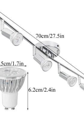 New Arrival 4 Heads Ceiling Lamp Lighting Angle Adjustable S