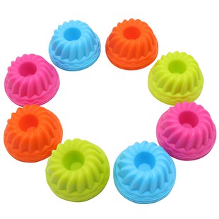 12pcs/lot Muffin Cupcake Silicone Cups Cake Forms Cupcake Li