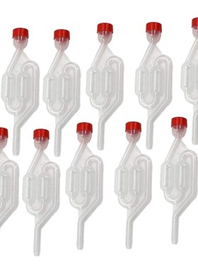 10 Pack S-Shape Airlock Twin Bubble Grommet One-Way Exhaust