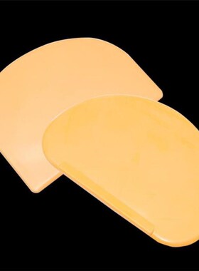 Orange Soft Flexible Plastic Dough Cream Scraper Cake Spatul
