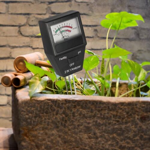 2 in 1 Mini Digital Soil pH Meter Soil Tester Fertility Test
