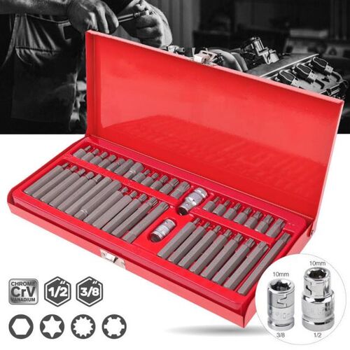 41Pcs Hex Star Torx Socket Bit Set Multi-function Electric S