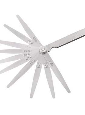 0.05-1mm 10 Blade Feeler Gauge Gage Thickness Measurment Too