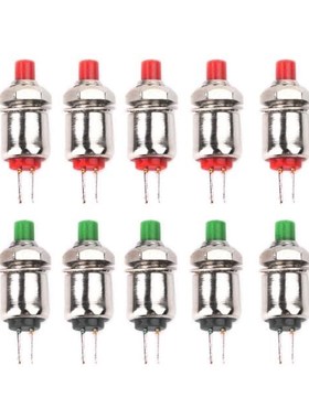 10pcs 5mm Mini Push Button Switch Spring Return Micro Switch