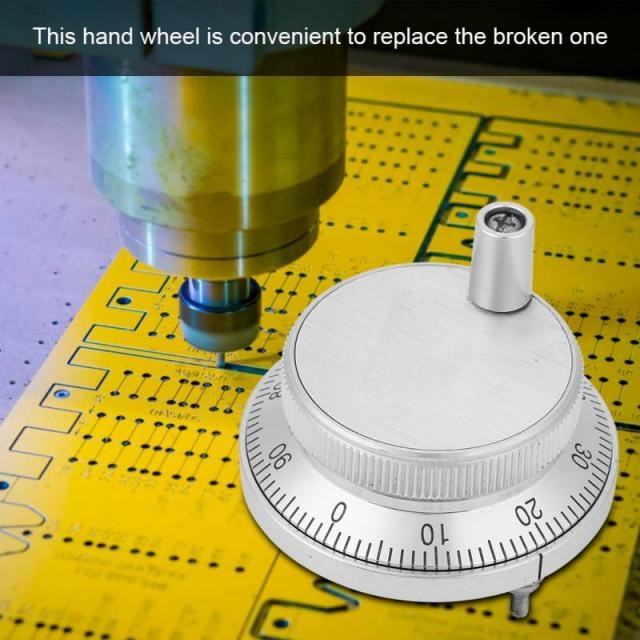 5V 60mm diameter CNC Handwheel 4 Terminal Manual Pulse Gener